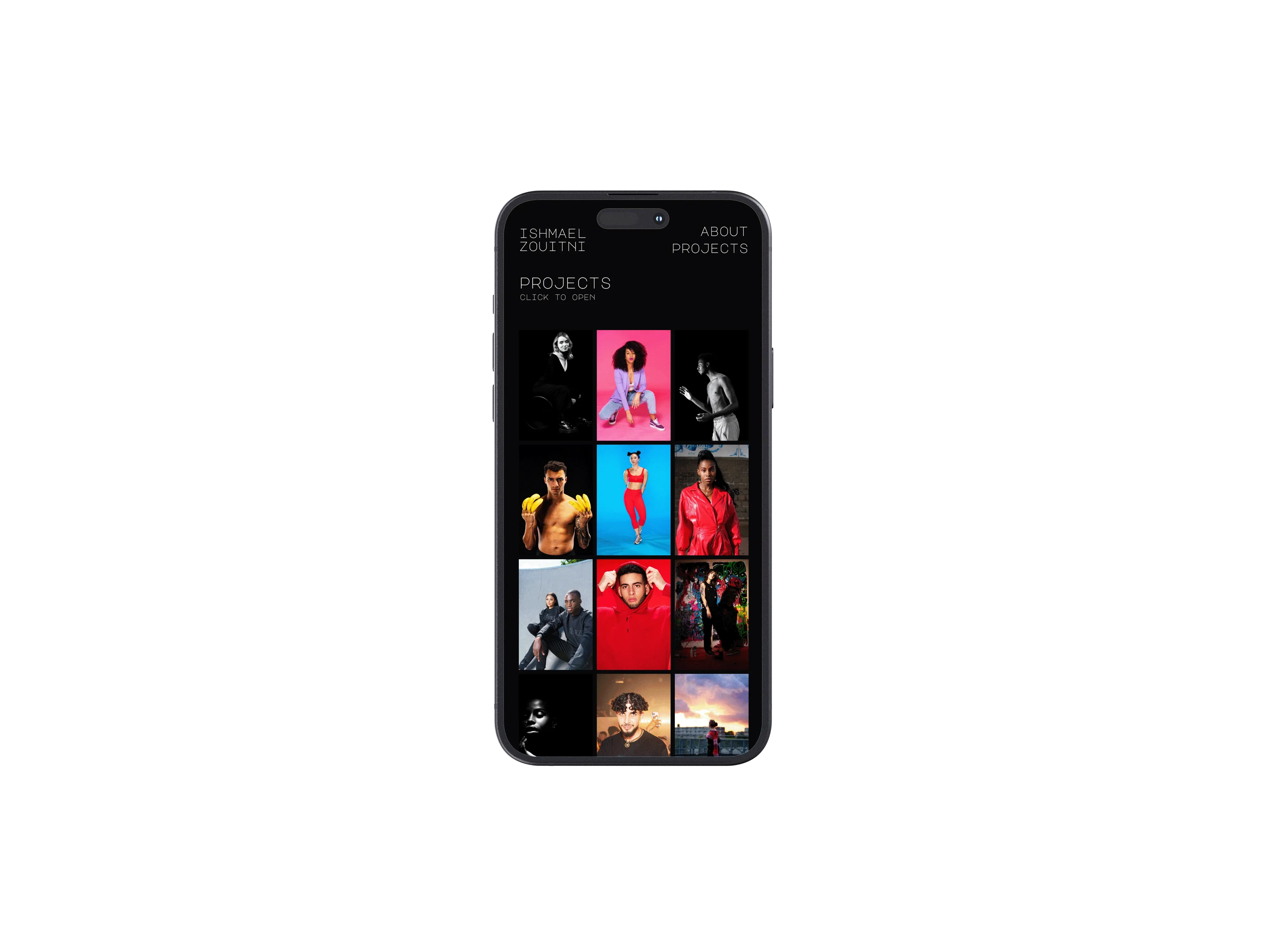 Superdisco webiste mockup